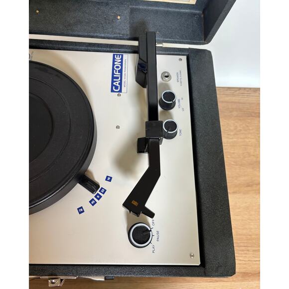 Vintage Califone 1010AV Economy Phonograph Record Player Tested & Working - Picture 5 of 10